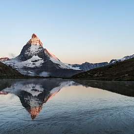 sonnenaufgang riffelsee quer 1 von 1